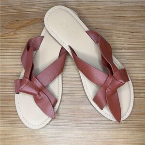 LOFT brown sandals size 8